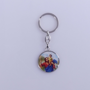 BRELOK OKRĄGŁY ŚW.KRZYSZTOF / JP II