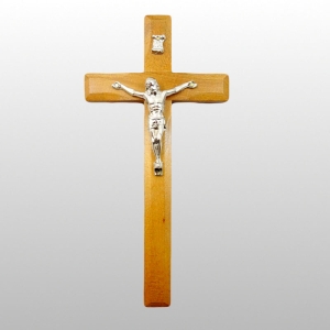KRZYŻYK WISZĄCY DREWNIANY K-28x13.5 MIODOWY SZEROKI