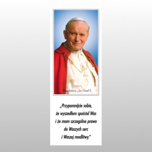 BANER DRUK NA MATERIALE 0,75 X 2,0 m - Jan Paweł II 24