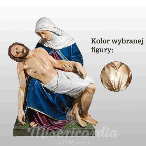 PIETA 100CM WŁOSKIE ZŁOTO (190)