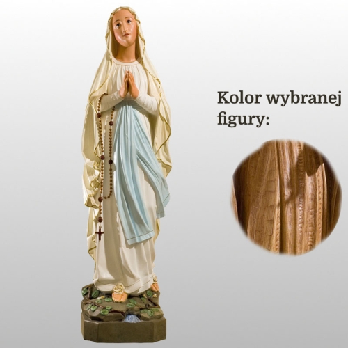 MATKA BOŻA LOURDES 130CM DREWNO (501)