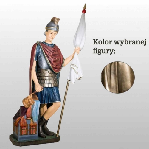 ŚW. FLORIAN 170CM ZŁOTY (870)