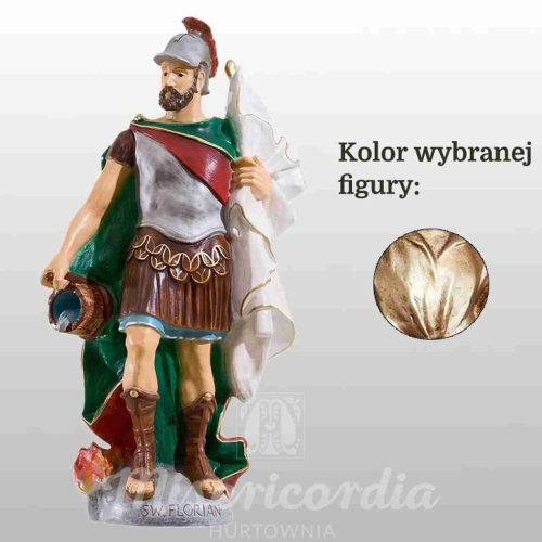 ŚW. FLORIAN 56CM WŁOSKIE ZŁOTO (872)