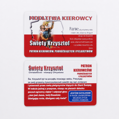 KARTA ŚW. KRZYSZTOF