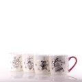 KUBEK PORCELANOWY ŚWIATECZNY 320 ML