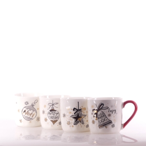 KUBEK PORCELANOWY ŚWIATECZNY 320 ML