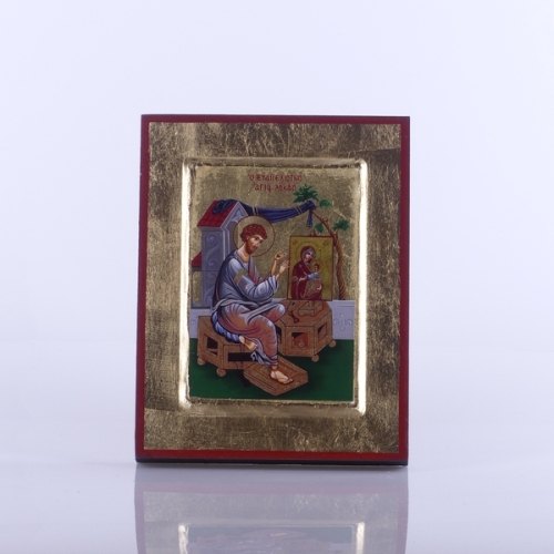 IKONA ŚW.ŁUKASZ (PISZE IKONĘ), 14x18 CM