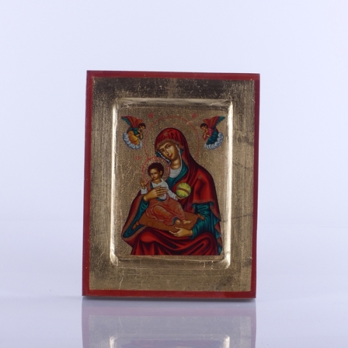 IKONA MATKA BOŻA Z JEZUSEM - MIX, 14x18 CM