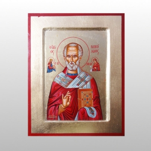IKONA ŚW.MIKOŁAJ, 17x22 CM