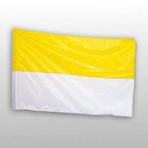 FLAGA ŻÓŁTO-BIAŁA 105 x 65
