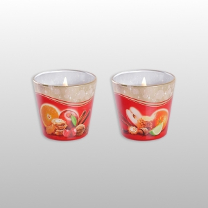 ŚWIECA ZAPACH -SZKŁO CHRISTMAS TIME 115 G
