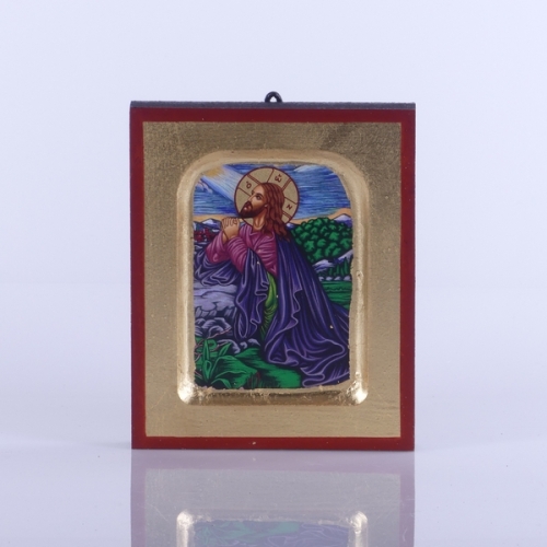 IKONA JEZUS W OGRÓJCU, 10X12,5 CM