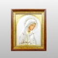 IKONA MB FATIMA W DREWNIANEJ RAMCE ZA SZYBKĄ, 30 cm x 35 cm EK 6-017 KZ