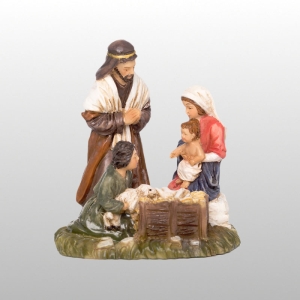 FIGURKA MB Z DZIECIĄTKIEM + PASTERZE wys. 7cm