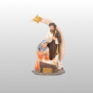 FIGURKA ŚW.RODZINA Z GWIAZDĄ wys. 8cm