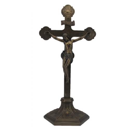 KRZYŻ Z PODSTAWKĄ DUŻY WYS. 57 cm