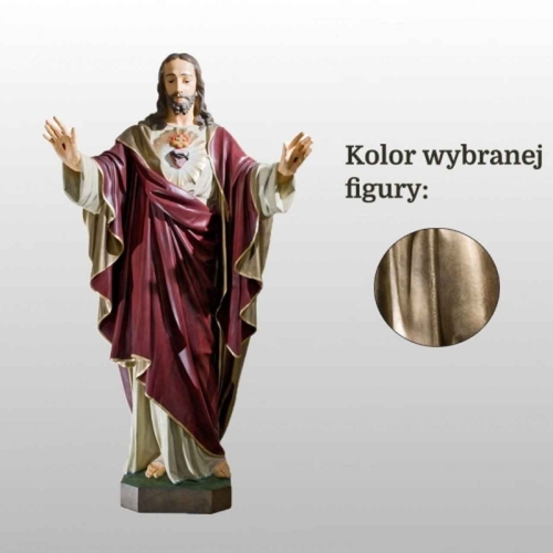 SERCE PANA JEZUSA 172CM ZŁOTY (101)