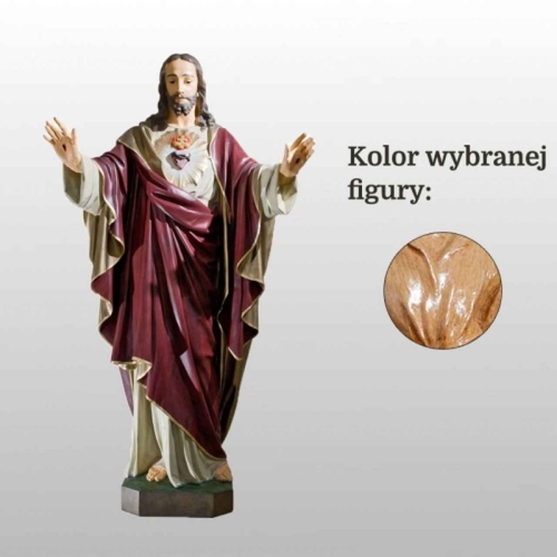 SERCE PANA JEZUSA 172CM DREWNO (101)