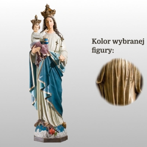 MATKA BOŻA KRÓLOWA ŚWIATA 100CM ZŁOTY (602)