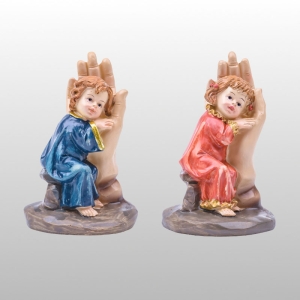 FIGURKA - RĄCZKA OPATRZNOŚCI MALOWANA 11 CM