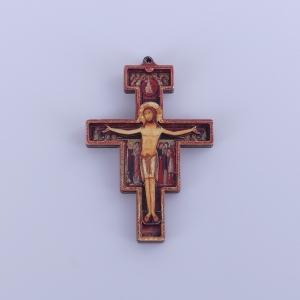 KRZYŻ FRANCISZKAŃSKI SKLEJKA 8,5CM