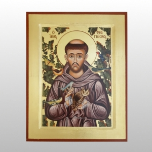 IKONA ŚW.FRANCISZEK 22x33 CM