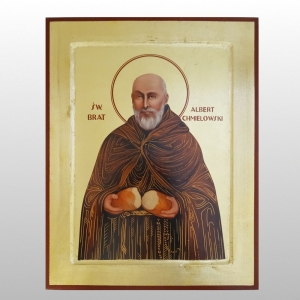 IKONA ŚW.BRAT ALBERT 22x33 CM