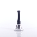 DZWONEK SREBRNY 5 CM PLASTIKOWA RĄCZKA