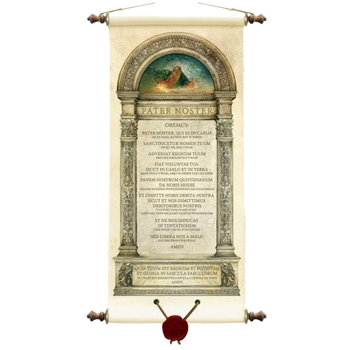 STARODRUK 24 CM - OJCZE NASZ/PATER NOSTER