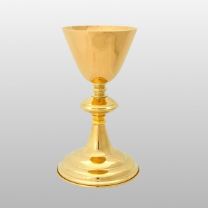 KIELICH WYS. 21 CM, PROSTY + NODUS