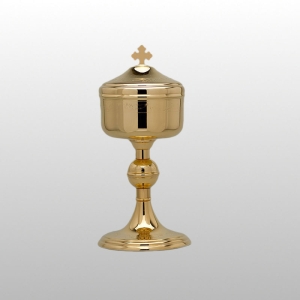 PUSZKA POZŁACANA ZDOBIONE KAMIENIAMI 24 CM (52326)