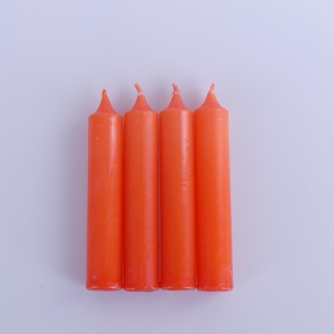 ŚWIECA ADWENTOWA MAŁA CZERWONA 4SZT (10cm)
