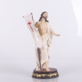 FIGURKA JEZUS ZMARTWYCHWSTAŁY, BIAŁE SZATY 28 CM