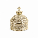 IT SZKATUŁKA/LAWABO ŚR. 8CM  ZŁOTA