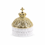 IT SZKATUŁKA/LAWABO ŚR. 8CM ZŁOTA POKRYWA