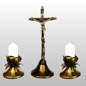 KOMPLET KOLĘDOWY RÓŻA KWIAT 09.