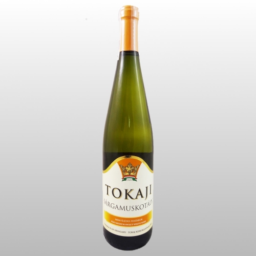 WINO: TOKAJ SARGAMUSKOTALY 0,75L, BIAŁE, PÓŁSŁODKIE 1L=26,27zł
