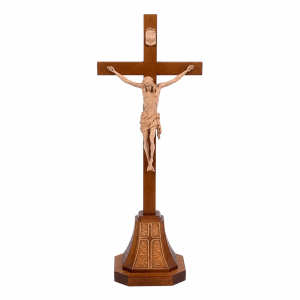 RZEŹBA KRZYŻ STOJĄCY NA OŁTARZ 65cm