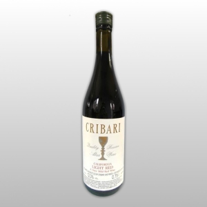 WINO MSZALNE: CRIBARI - LIGHT RED 0,75L, CZERWONE, PÓŁSŁODKIE 1L=50zł