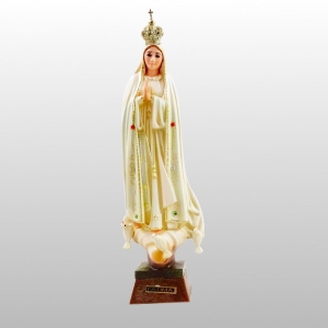 FIGURA MATKA BOSKA FATIMSKA TRADYCYJNE MALOWANIE 21 CM 1033/V