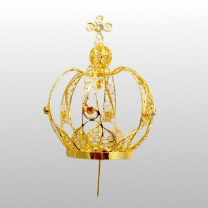 KORONA METALOWA wys.14cm/śr.6cm - 04.C/60S