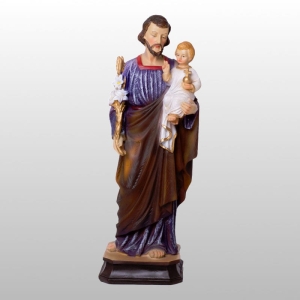 FIGURKA ŚW JÓZEF Z DZIECIĄTKIEM 30 CM