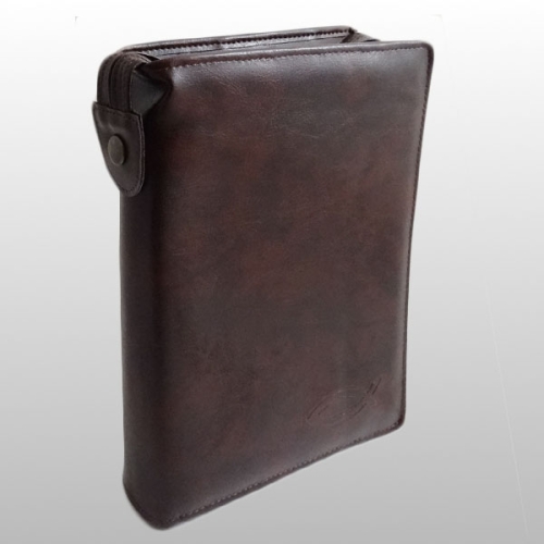 ETUI NA BIBLIE TYSIĄCLECIA SKAJ, DUŻE KASZTAN 16 x 22 CM (38 CM)