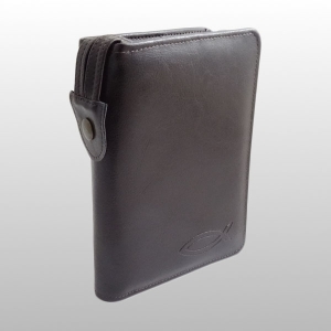 ETUI NA BIBLIE TYSIĄCECIA SKAJ, MAŁE BRĄZ 12 x 18 CM (29 CM)