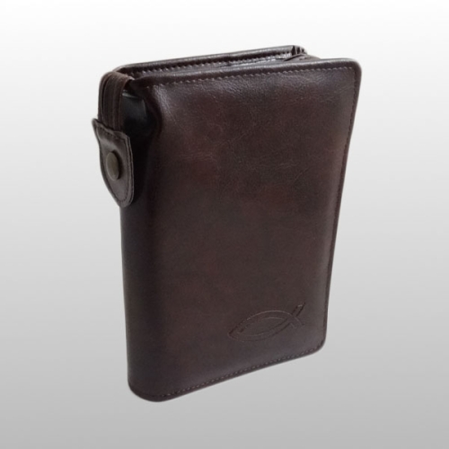 ETUI NA BIBLIE TYSIĄCLECIA SKAJ, MAŁE KASZTAN 12 x 18 CM (29 CM)