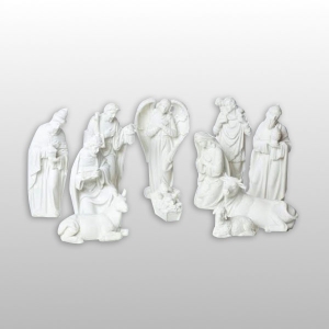 FIGURKI DO SZOPKI BIAŁE WYS.19 CM  (11 ELEM.)