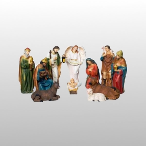 FIGURKI DO SZOPKI KOLOROWE WYS.19,5 CM  (11 ELEM.)