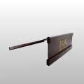 PULPIT NA OŁTARZ DREWNIANY "IHS" - 40 / 28,5cm - CIEMNY
