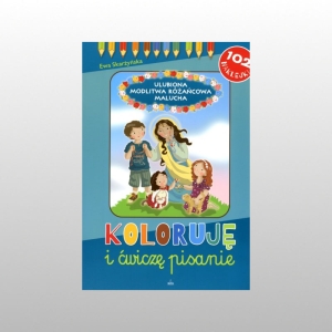 KOLOROWANKA Z NAKLEJKAMI - ULUBIONA MODLITWA RÓŻAŃCOWA