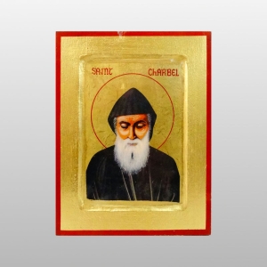 IKONA ŚW.CHARBEL, 10x12,5 CM